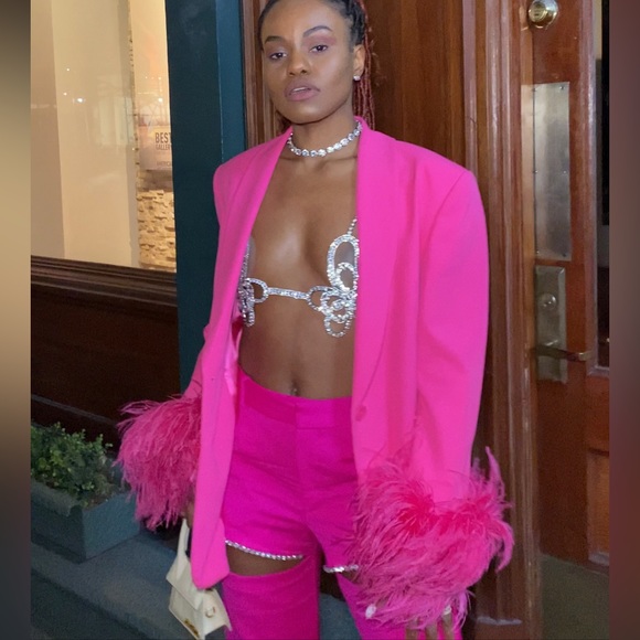 Zara straight cut feather blazer - Picture 4 of 12